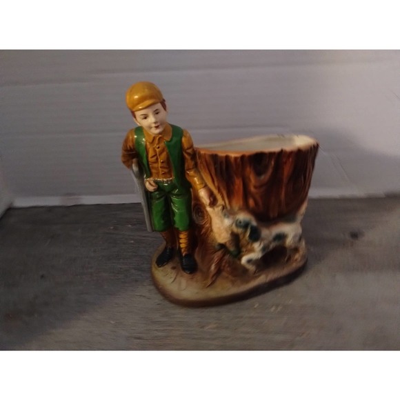 Duck Hunter Vintage Planter Nancy Pew Giftwares Co Made in Japan 2033 - Picture 4 of 8